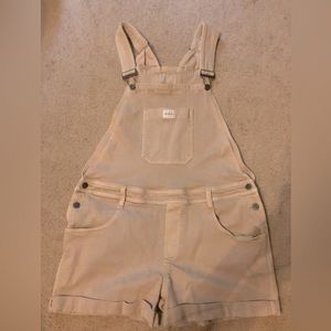 Tan Calvin Klein Short Overalls